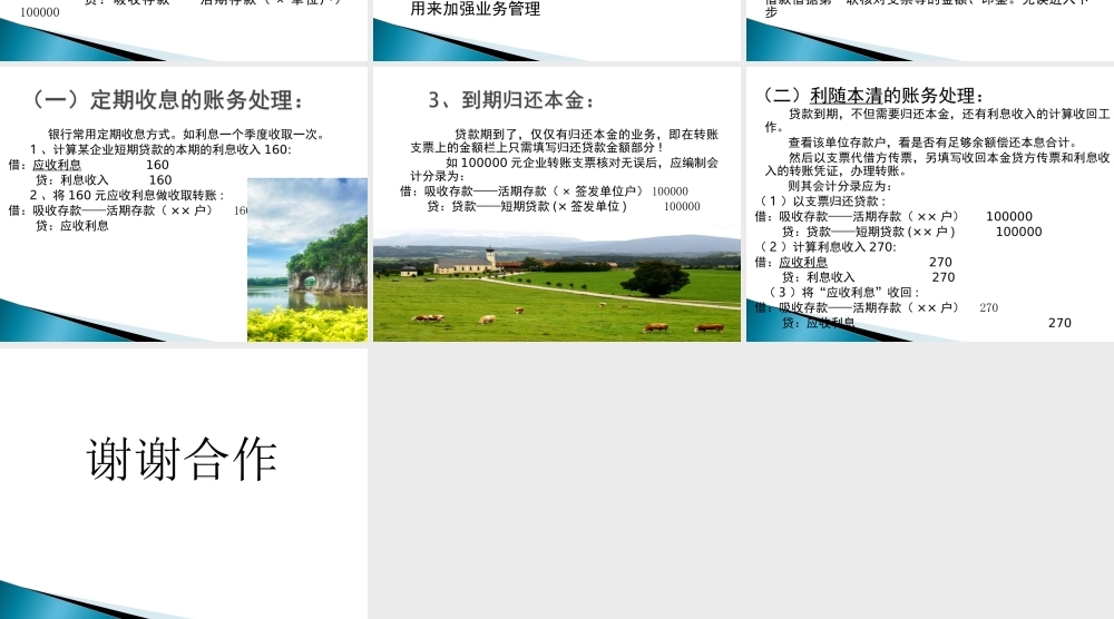 2节银行贷款核算.PPT