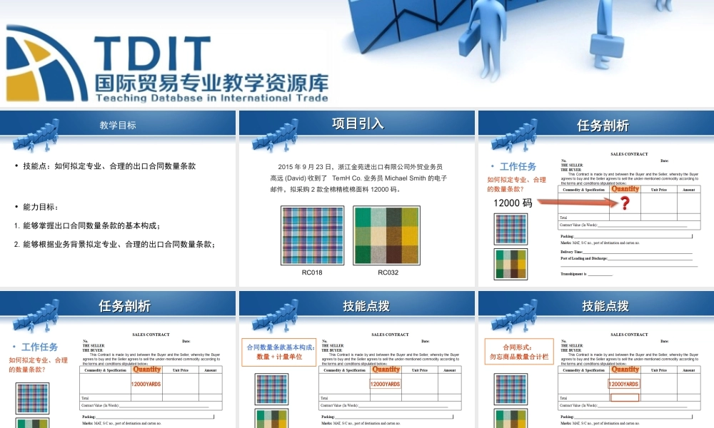 2.如何拟定数量条款.ppt