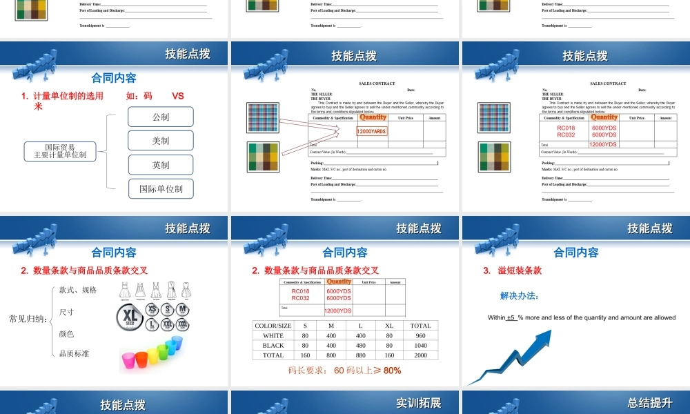 2.如何拟定数量条款.ppt