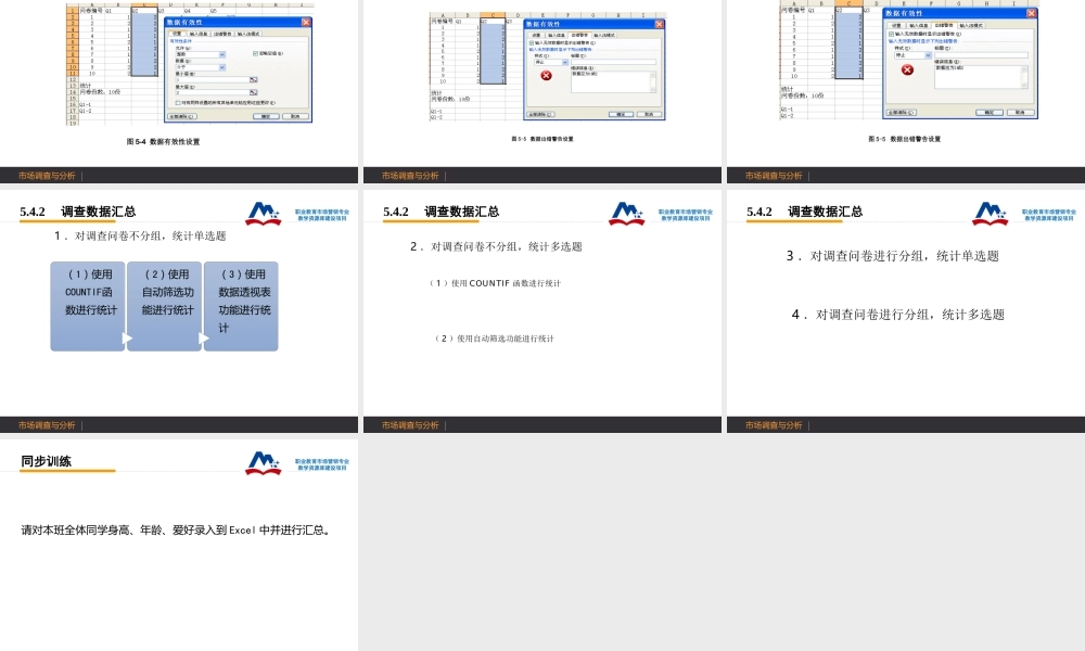 4.4调查数据的汇总.ppt