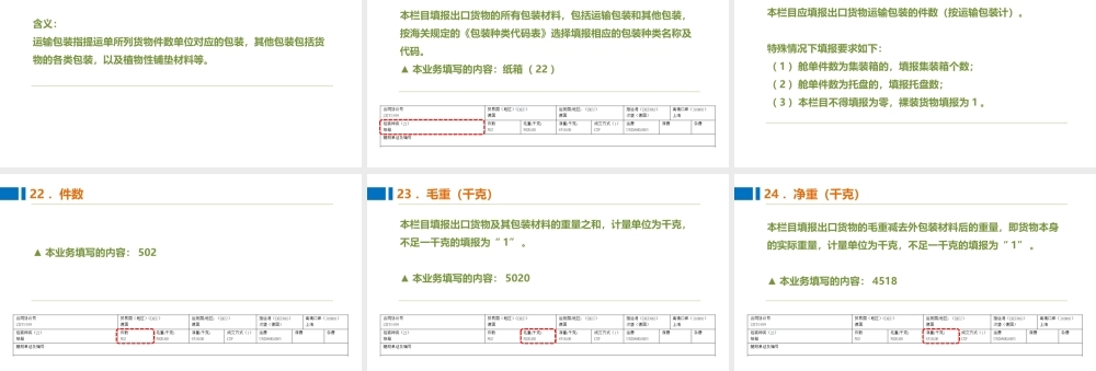 08制作报关单的包装种类、件数、毛重和净重.pptx