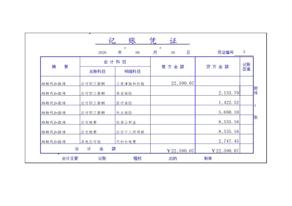 6实训六答案3发放工资及账务处理.doc_第3页