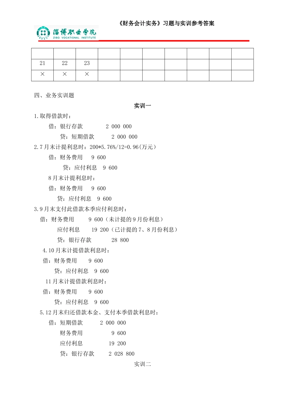 9第九章流动负债（答案）.doc_第2页