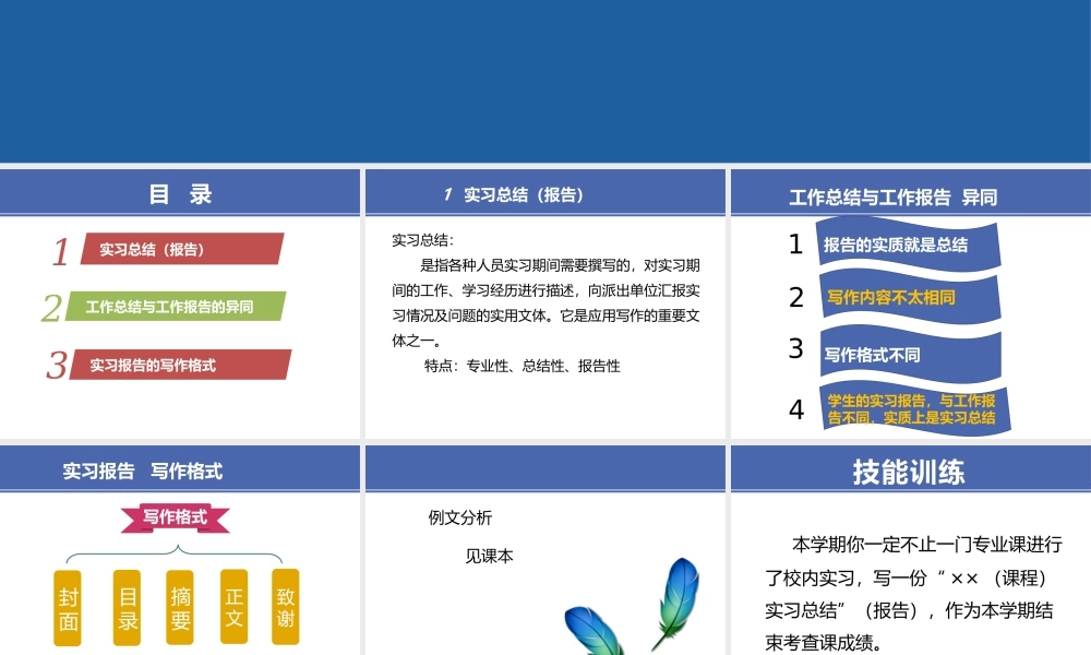 22项目八2实习总结.pptx