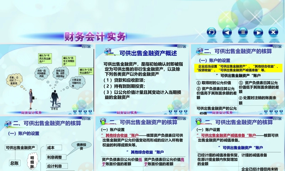 054第五章第四讲可供出售金融资产.ppt