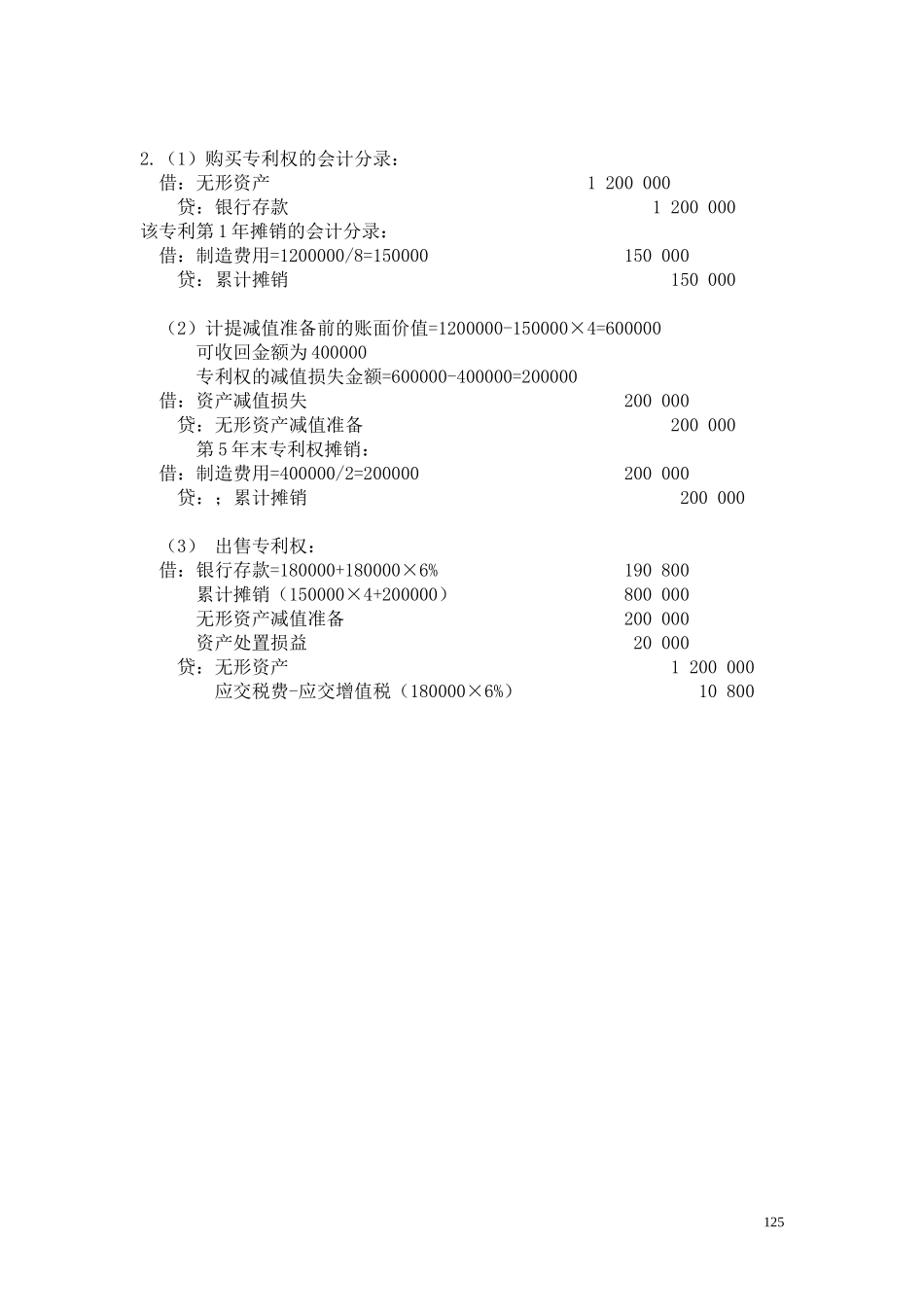 8 第八章 无形资产习题答案.docx_第3页