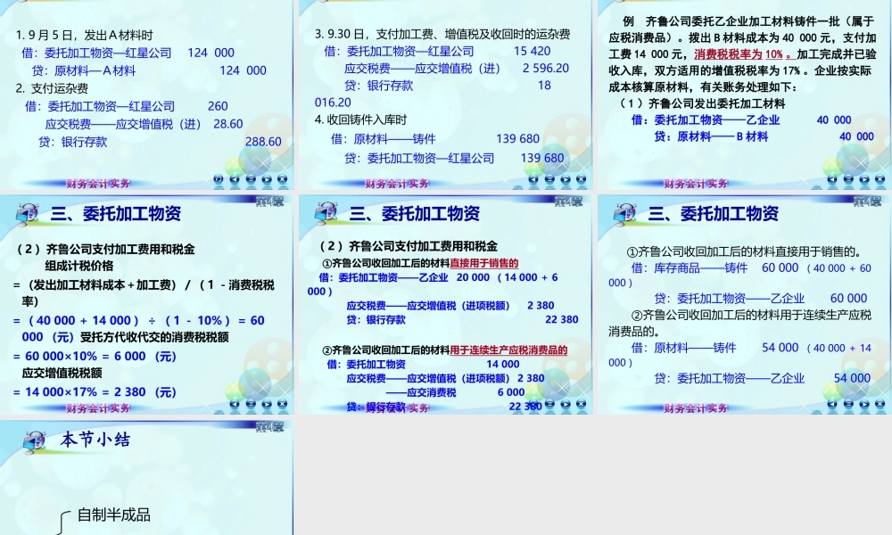 047第四讲自制和委托加工物资.ppt