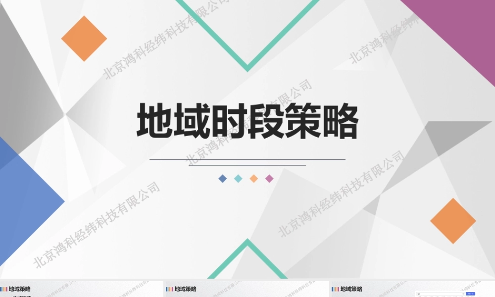 SEM地域时段策略.pptx