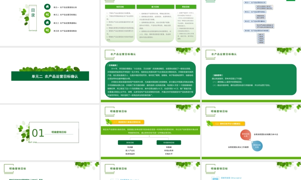 单元二 农产品运营目标确认.pptx