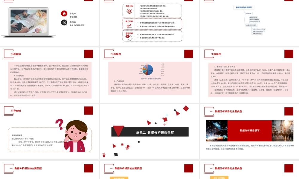 单元二 数据分析报告撰写.ppt