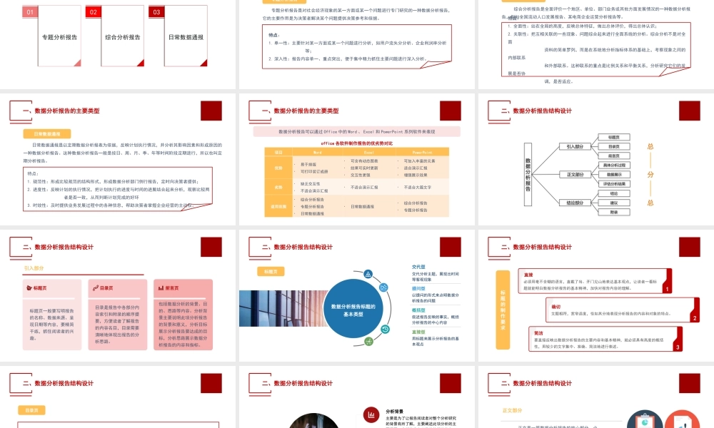 单元二 数据分析报告撰写.ppt