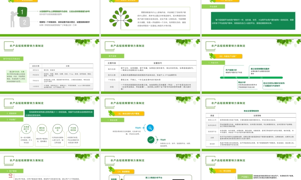 单元五 农产品短视频营销方案.pptx