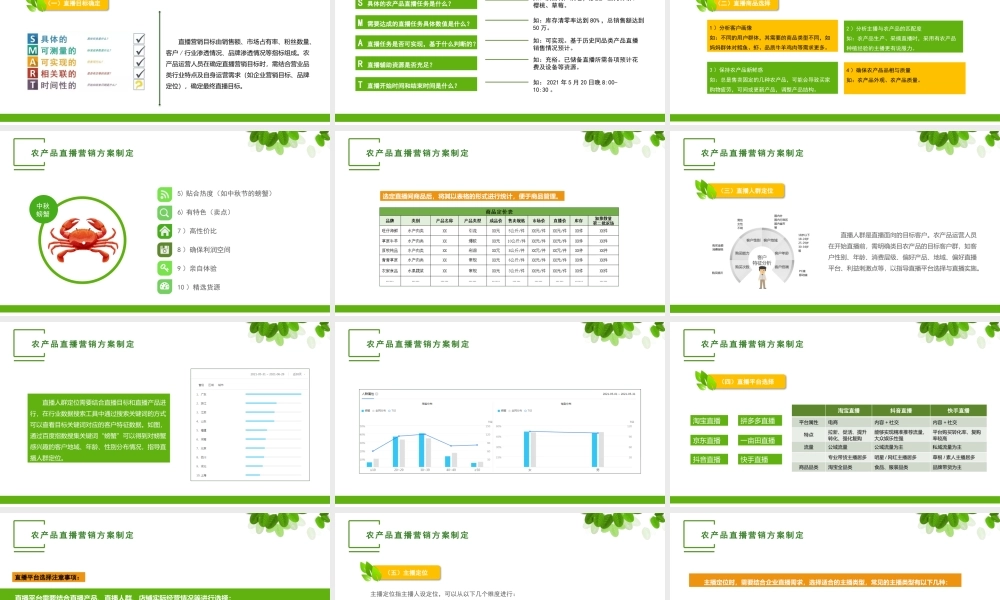 单元四 农产品直播营销方案.pptx