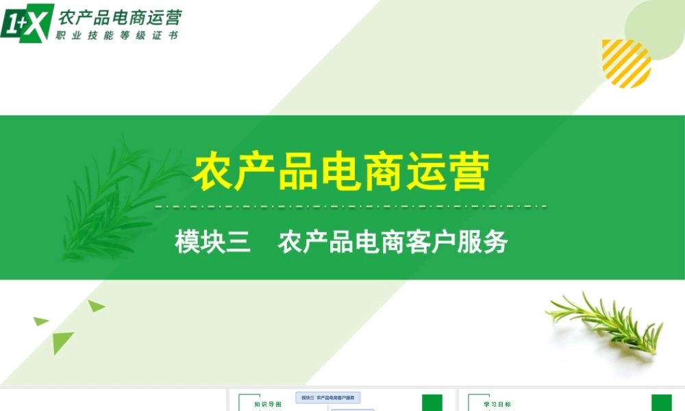 单元二 农产品客户问题解答.pptx