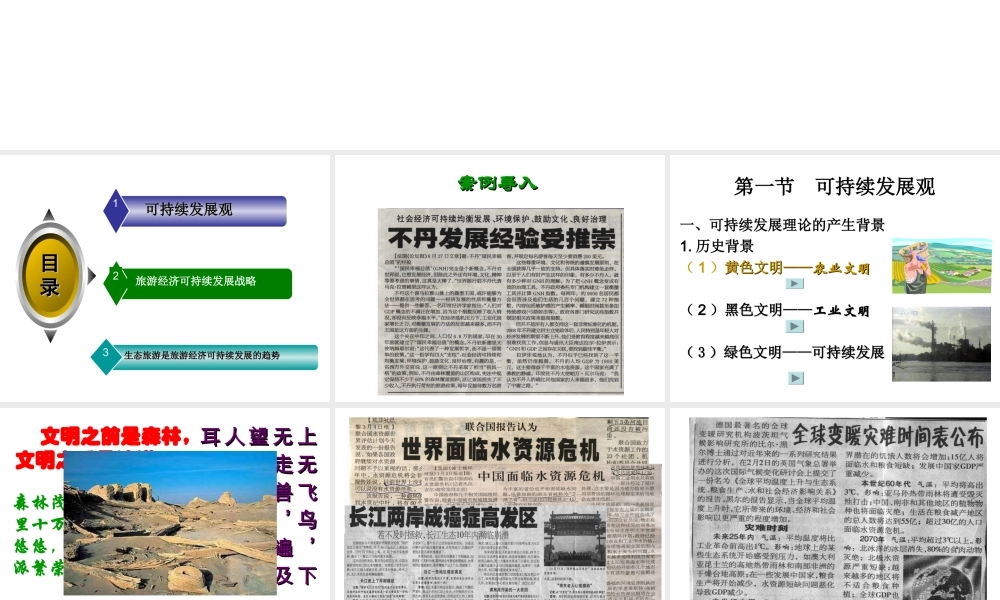 第九章 旅游经济可持续发展战略.ppt