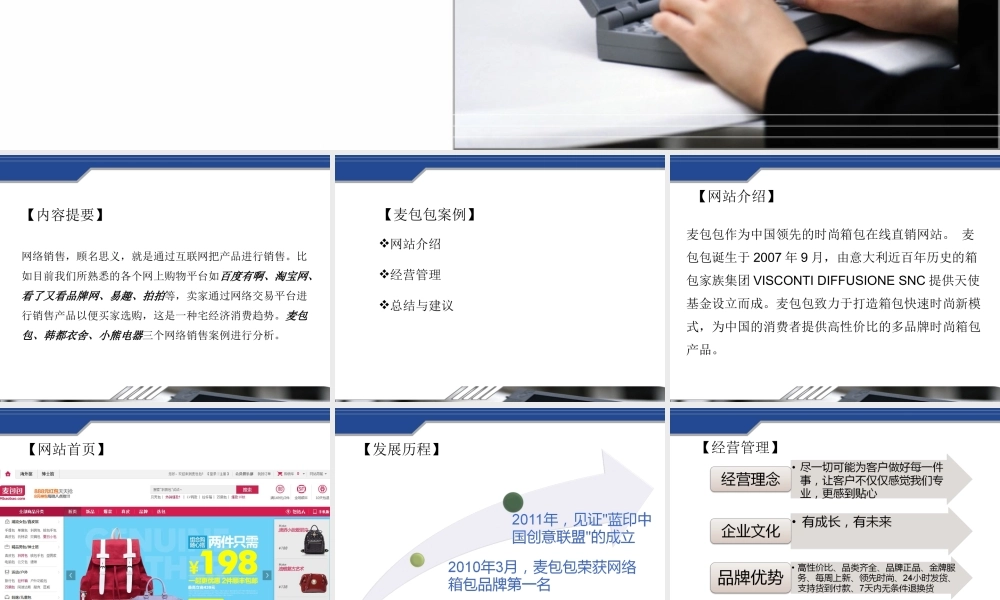 第七章网络销售案例.ppt