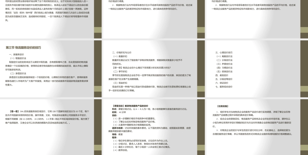 第六章 物流服务定价策略.pptx