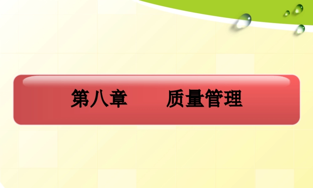 第八章 质量管理（版本较低）.ppt