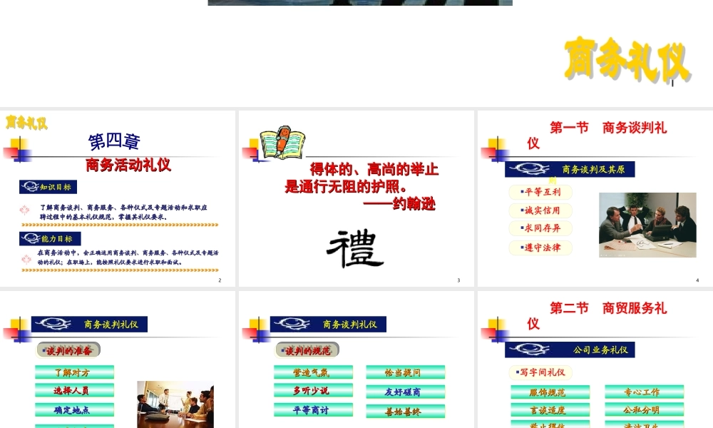 第四章 商务活动礼仪.ppt