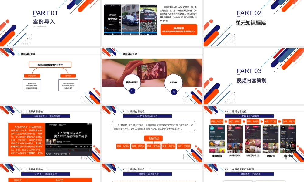 第五章 新媒体营销视频类内容设计.pptx