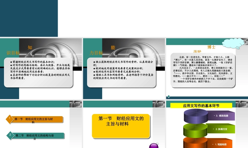 第一章 财经应用文写作基础知识.ppt