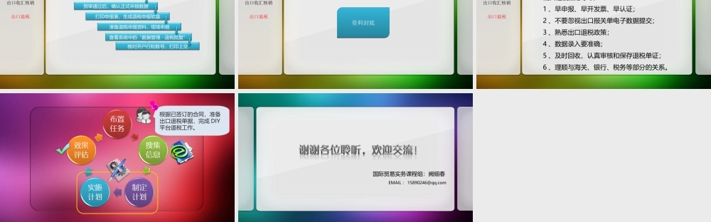 合同履行-完成出口退税.ppt