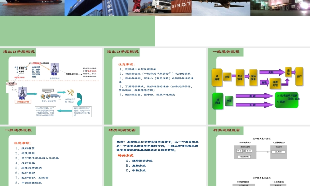 合同履行-报关知识讲座.ppt