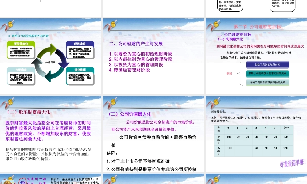 第一章公司理财概述.ppt