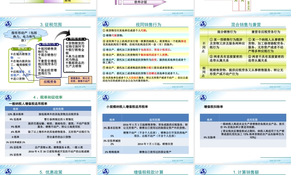 教学课件：情境2-1增值税税款计算.ppt