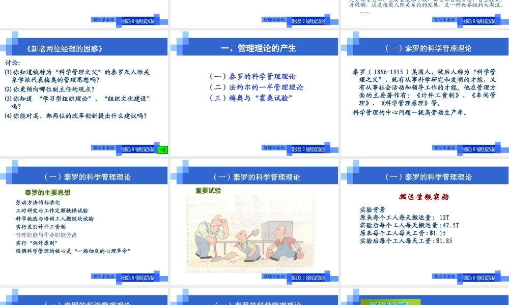 教学单元1.2管理思想2021.ppt