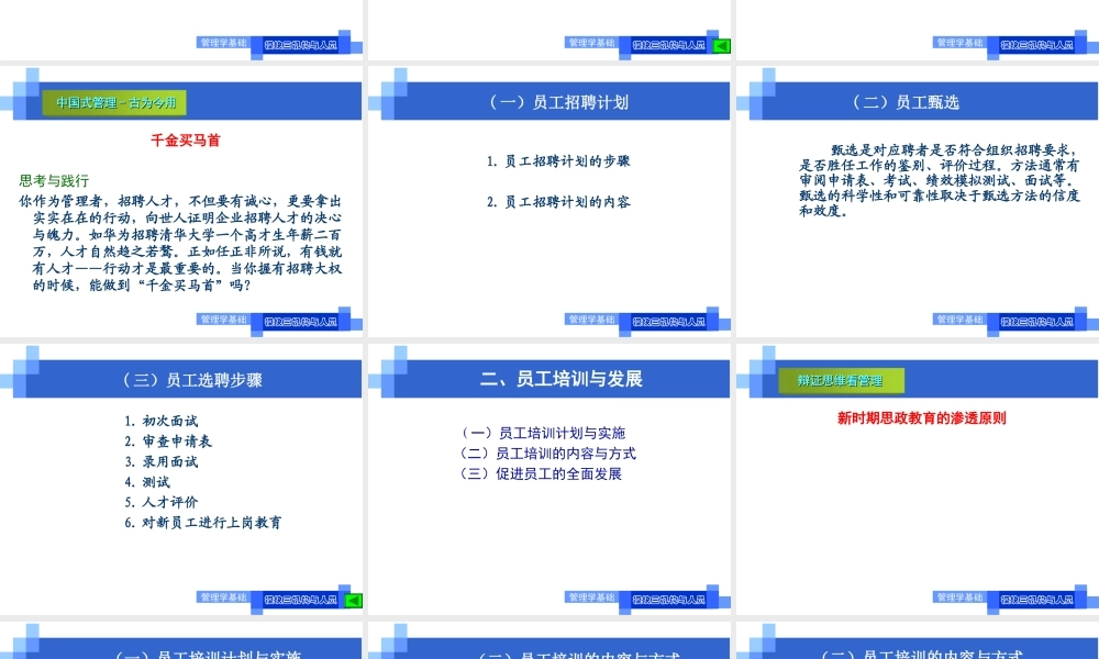 教学单元3.2选聘培训与考核2021.ppt