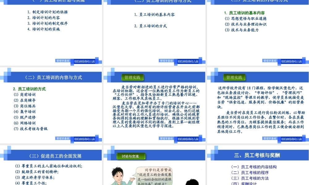 教学单元3.2选聘培训与考核2021.ppt