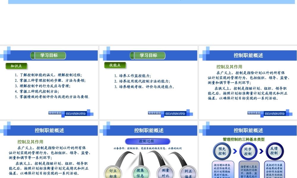 教学单元6.1工作监控2021.ppt