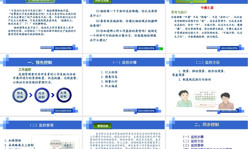 教学单元6.1工作监控2021.ppt