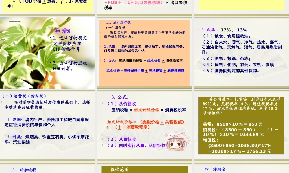 进出口税费(改）.ppt