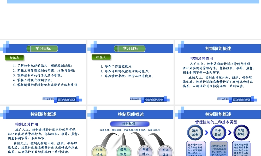 教学单元6.1工作监控.ppt