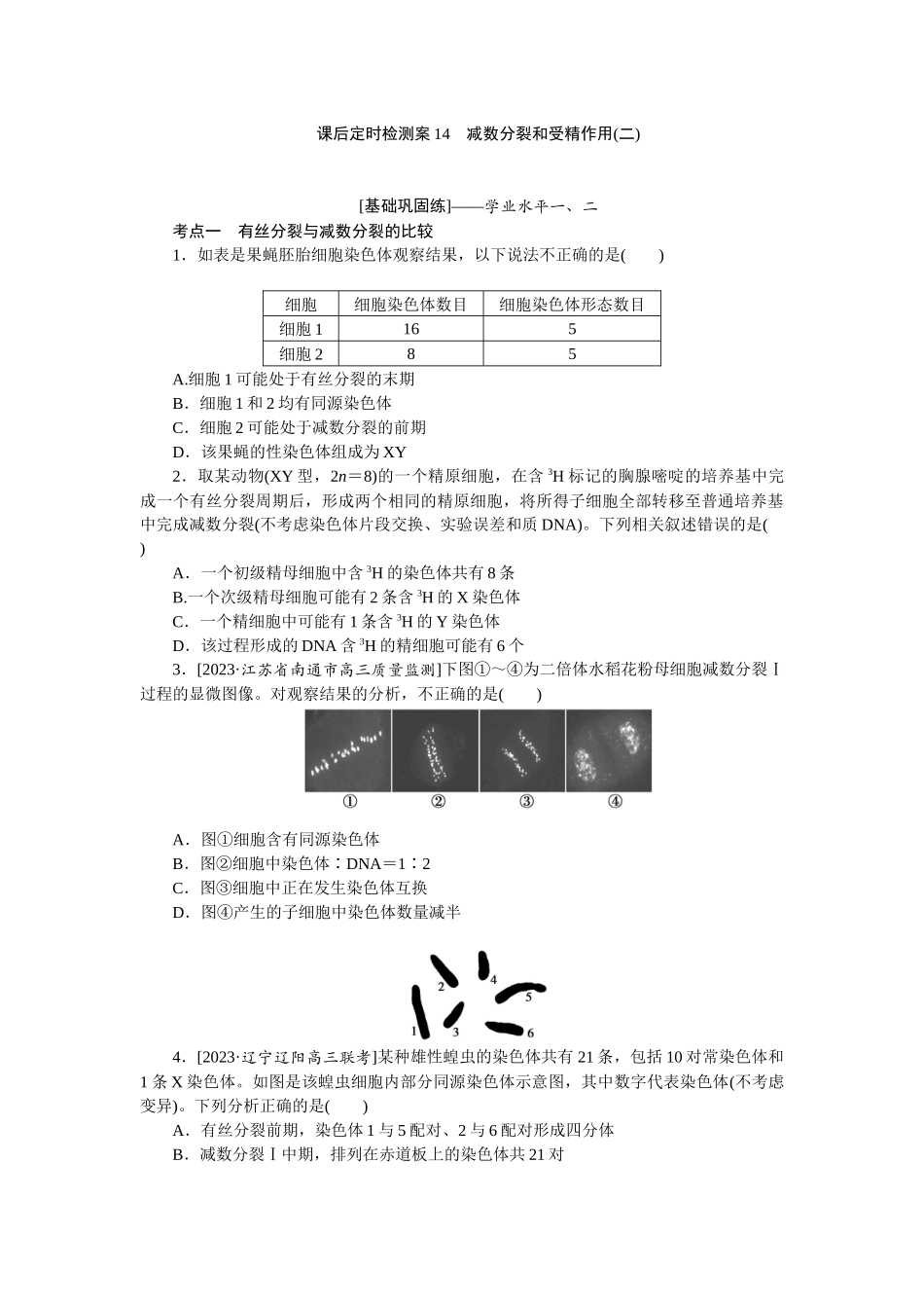 课后定时检测案14.docx_第1页