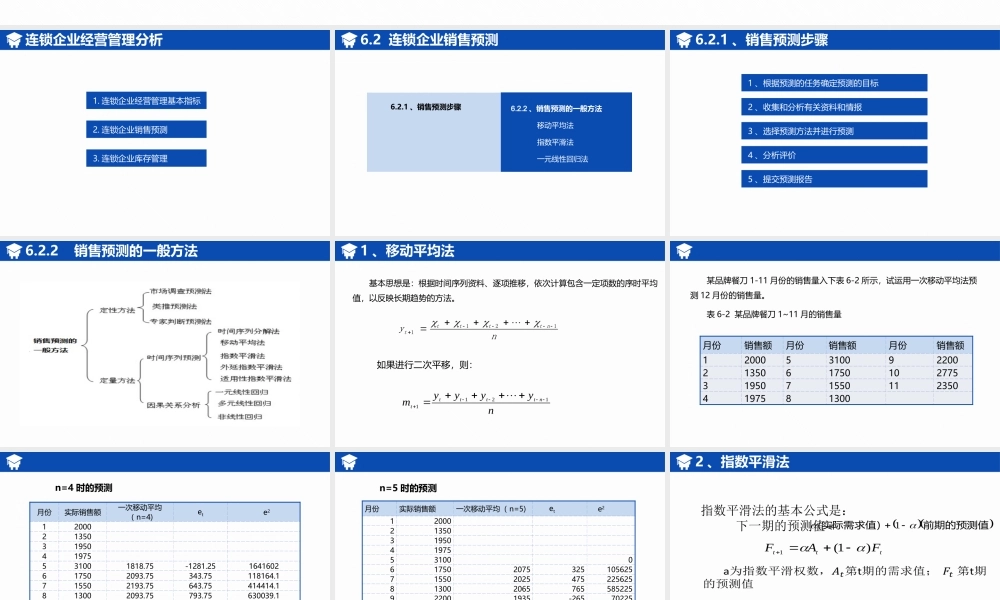 连锁企业销售预测.pptx