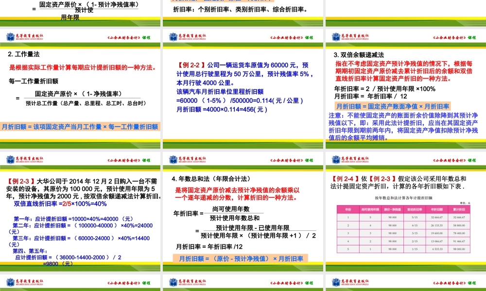 任务二使用固定资产的核算.ppt