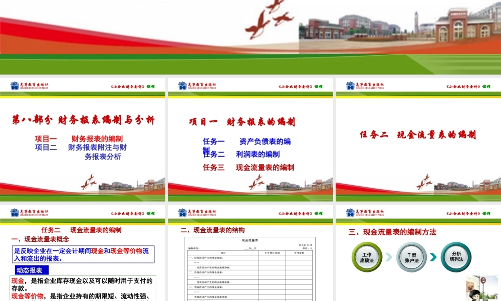 任务三 现金流量表编制.ppt