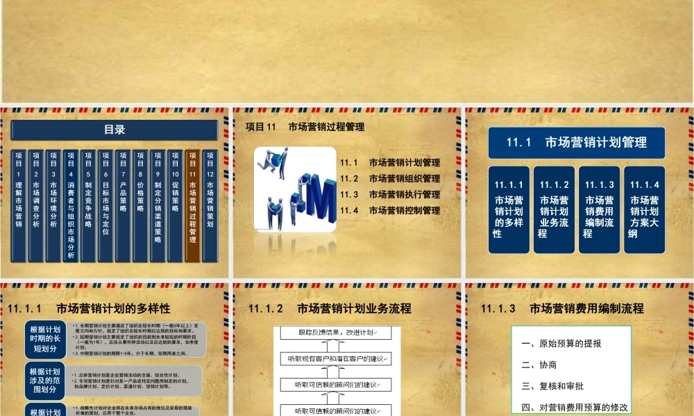 项目11市场营销过程管理.ppt