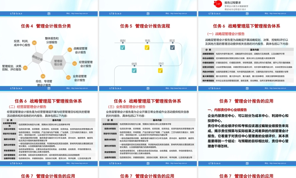 项目8管理会计信息系统与报告.ppt