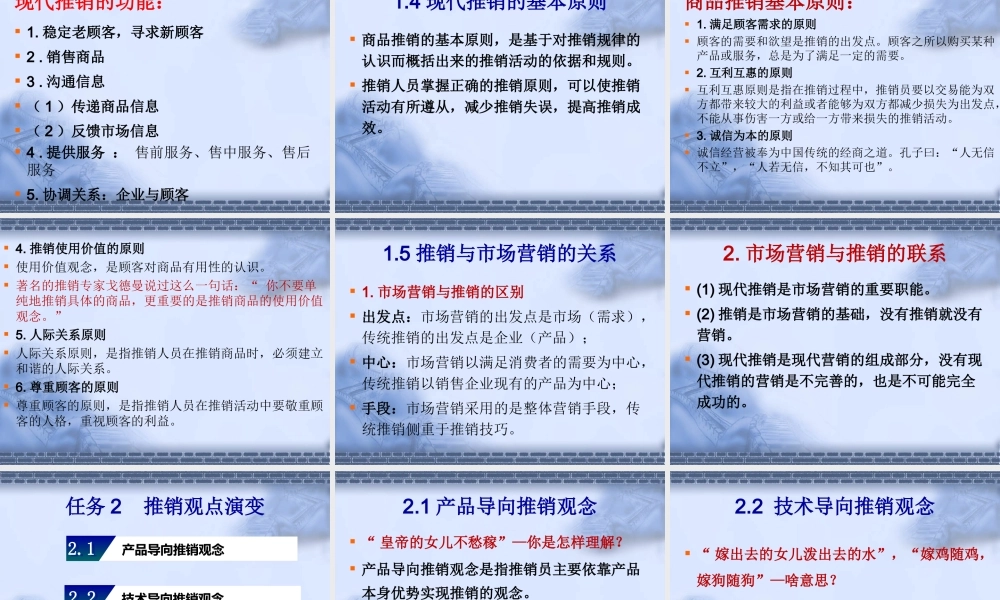 项目九现代推销认知.ppt