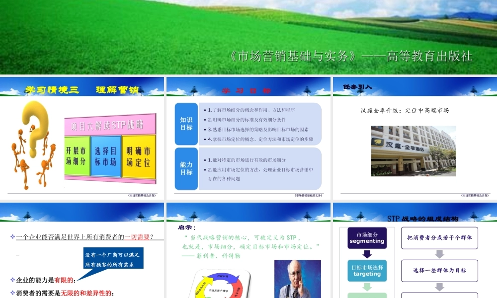 项目六 STP市场战略.ppt