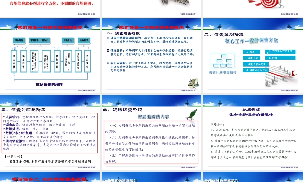 项目三 调查与研究市场.ppt