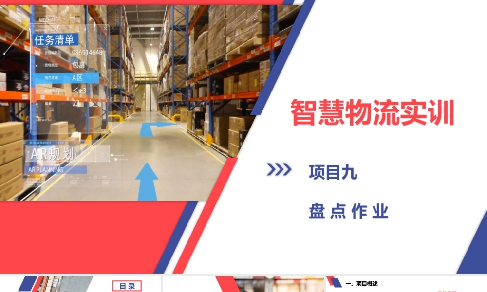 项目九 盘点作业.pptx