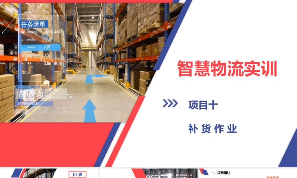 项目十 补货作业.pptx