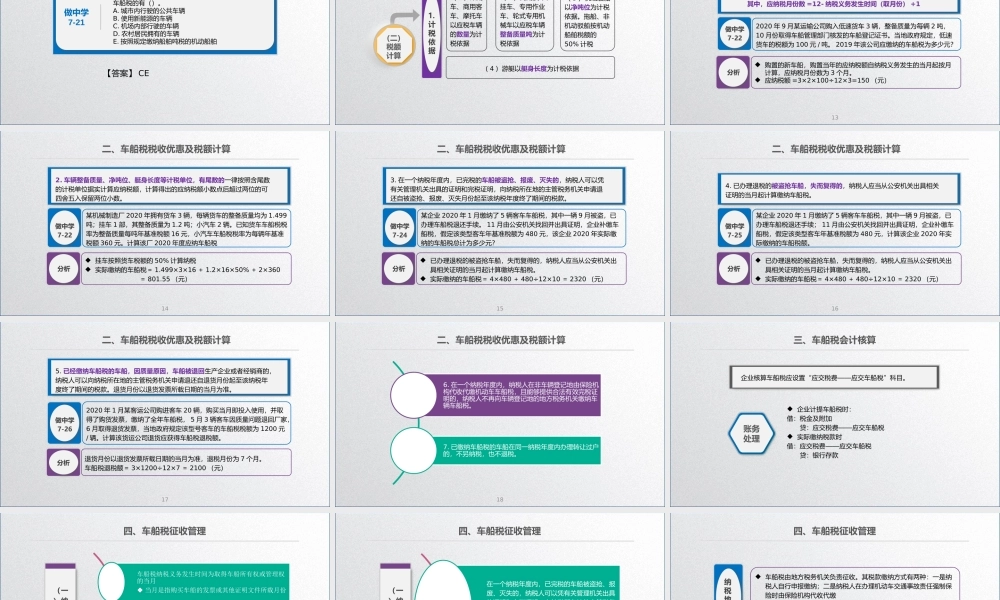 学习任务7.7 车船税会计.pptx