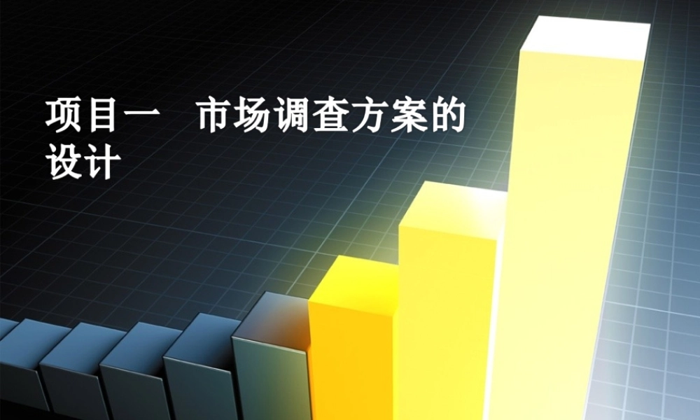 项目一市场调查前准备工作.ppt