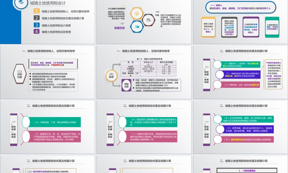 学习任务7.3 城镇土地使用税会计.pptx
